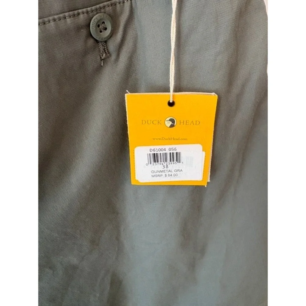 Duck Head Mens Harbor Performance Shorts Gunmetal Gray Size 38 NWT D61004 056